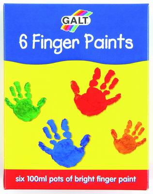 Galt - 6 Acuarele pentru Pictat cu Mana - 6 Finger Paints