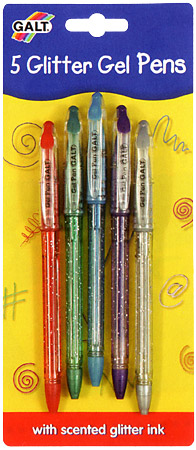 Galt - 5 Pixuri cu Gel - 5 Glitter Gel Pens