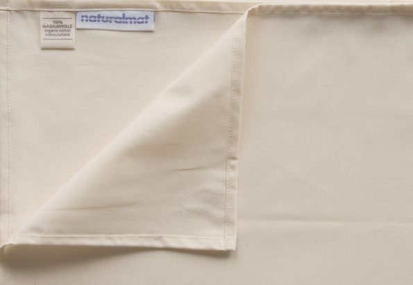 Nautralmat - Cearsaf de protectie din bumbac organic pentru saltea copii 60x120