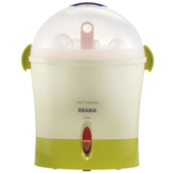 Beaba - Sterilizator electric biberoane 6 minute - Pastel/  Gipsy